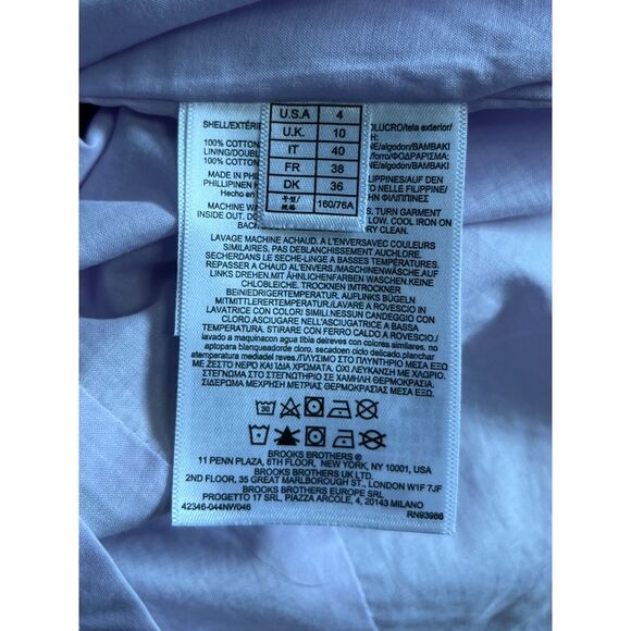 Brooks Brothers Vintage Pastel Patchwork Dress Women's Size 4 - Picture 4 of 9